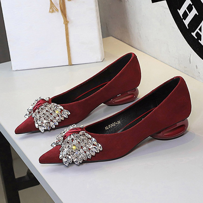 BIGTREE CRYSTAL Butterfly-kont - Womens Heels ulasan dan harga