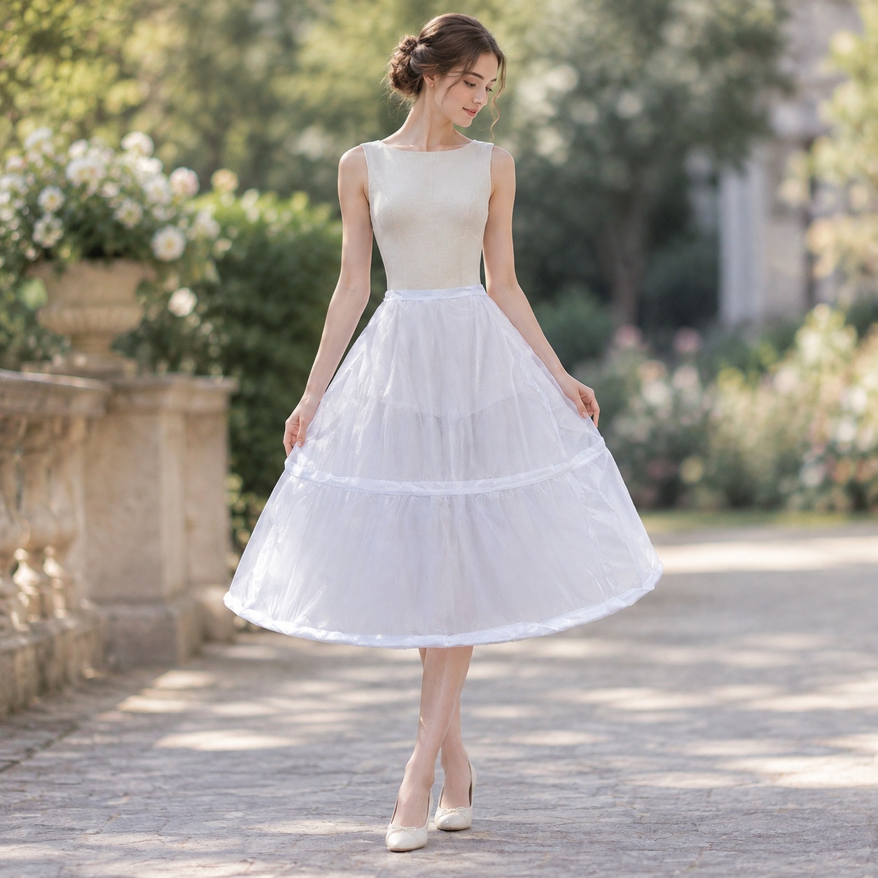 Casual Tulle Gown Maxi Length  - Midi Dress ulasan dan harga