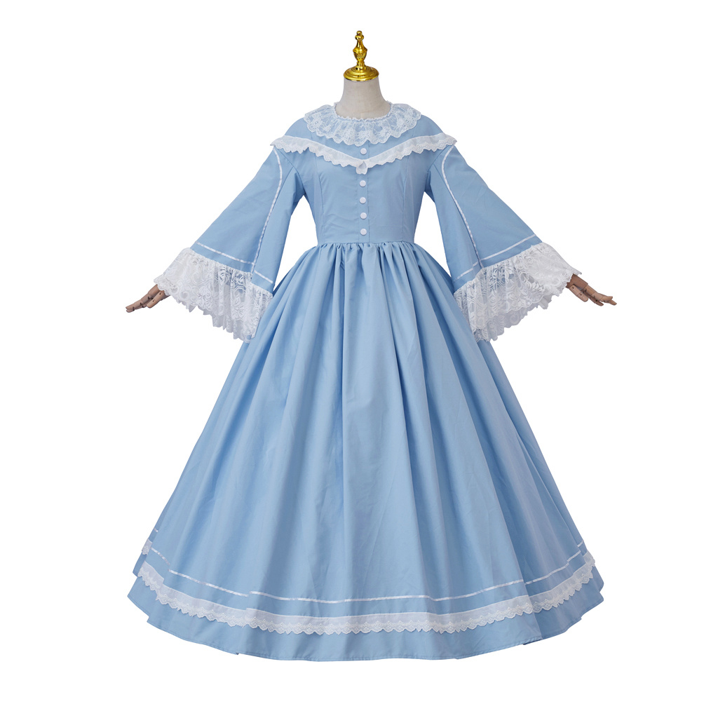 1860s Victorian Civil War Cosp - Evening Gown ulasan dan harga