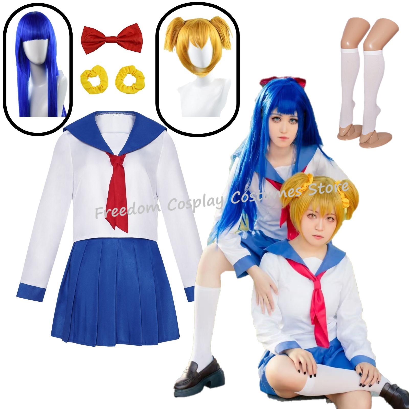 Pop Team Epic Popuko Pipimi Co - Formal Skirt ulasan dan harga