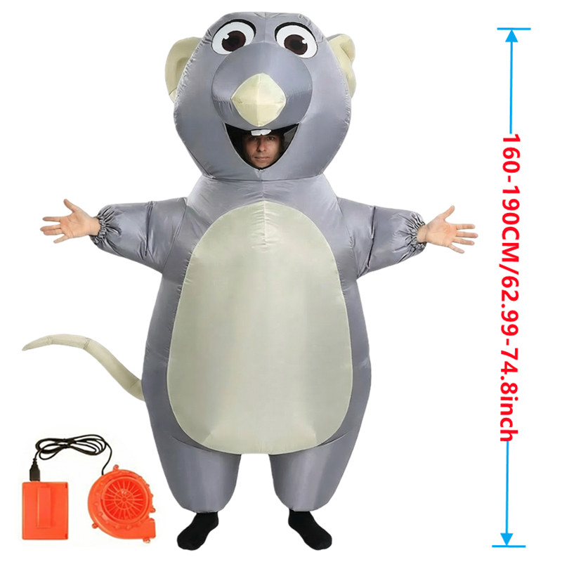 Cartoon Mouse Inflatable Costu - Womens Suit ulasan dan harga