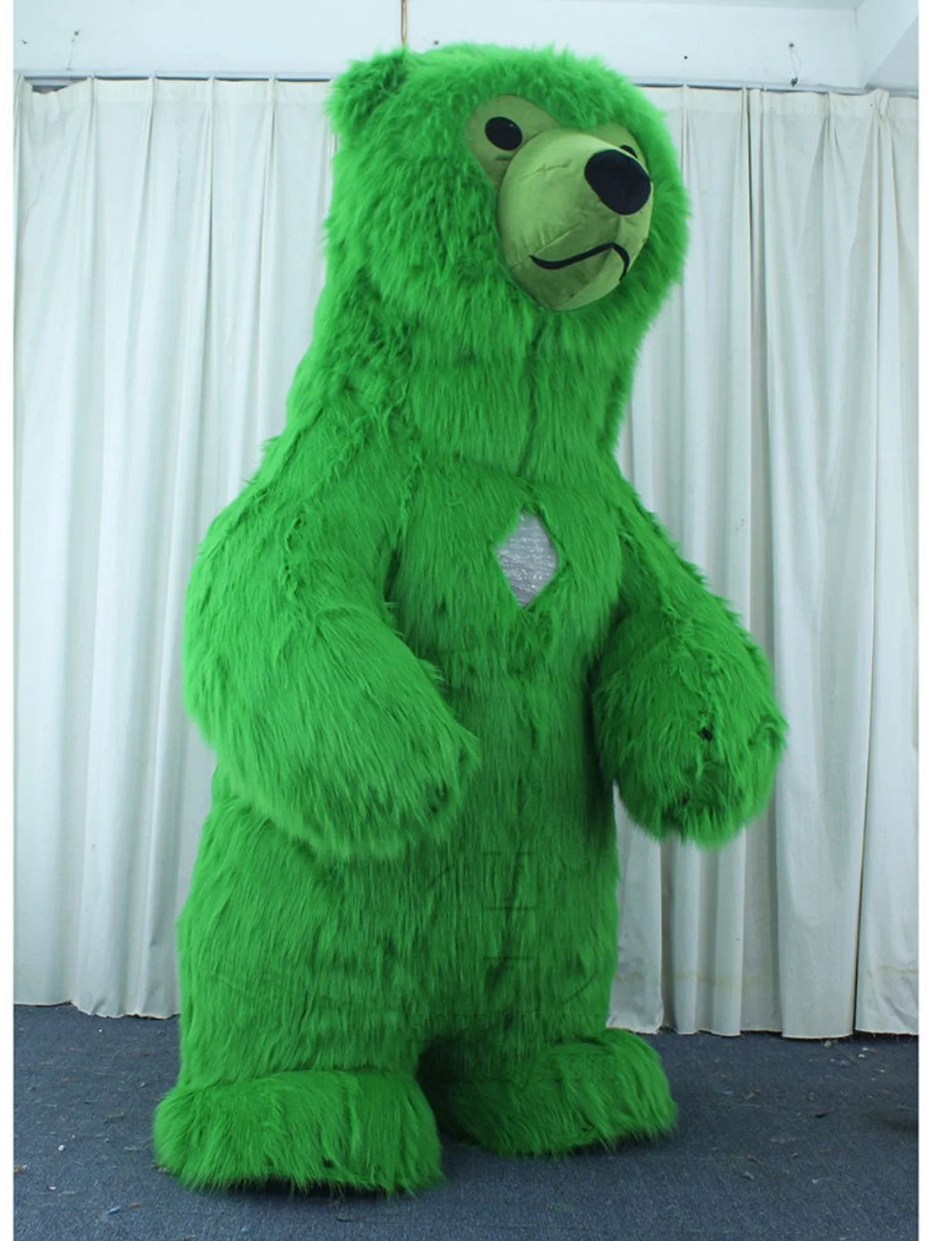 Furry Green Bear Inflatable Ma - Wedding Dress ulasan dan harga