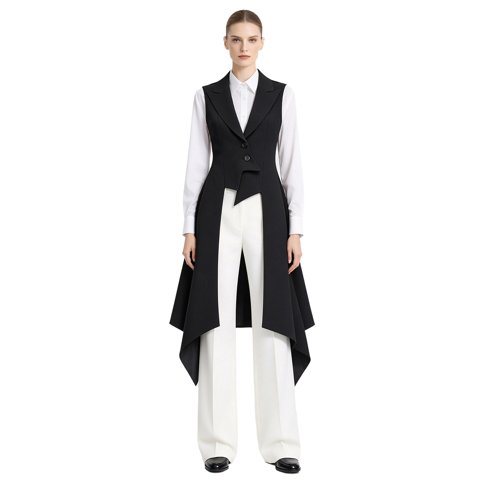 Women Tailcoat Blazer Jacket V - Womens Blazer ulasan dan harga