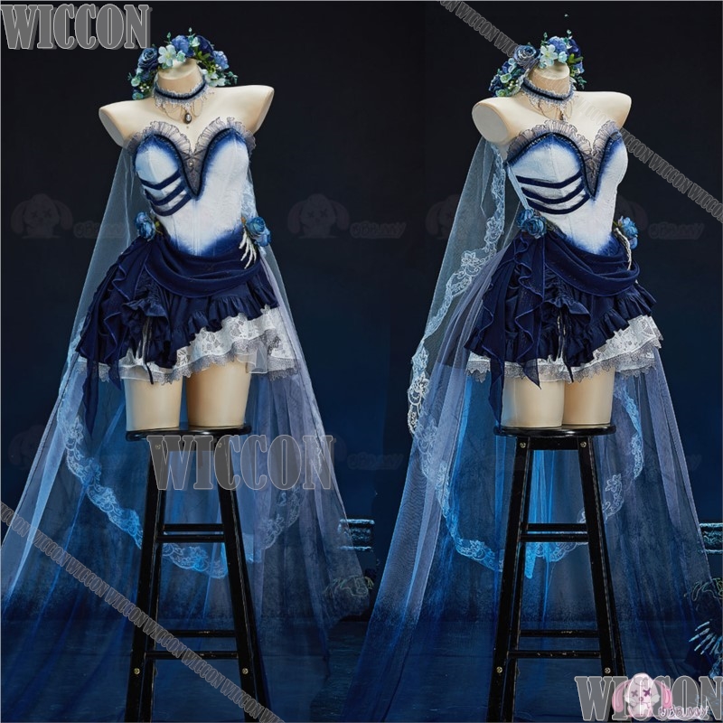 Corpse Bride Halloween Cosplay - Formal Skirt ulasan dan harga
