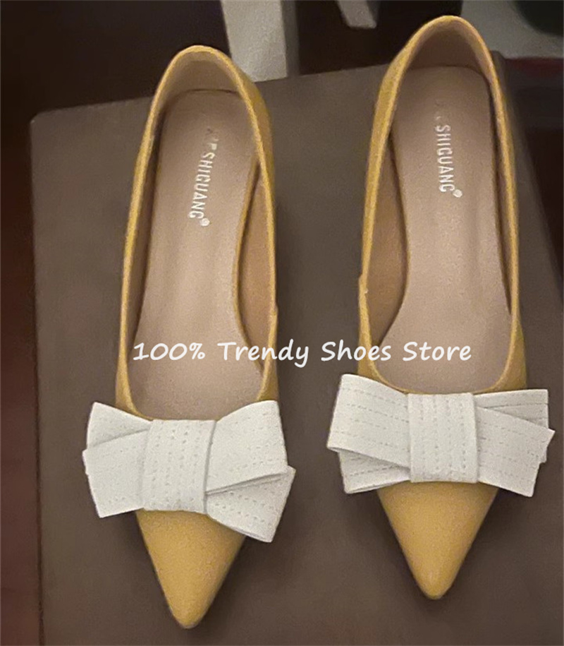 Butterfly Knot Decor Women Sli - Womens Heels ulasan dan harga