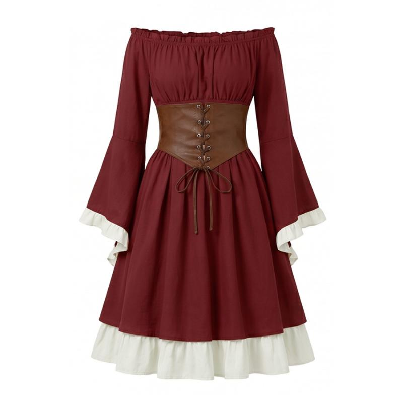 Medieval Renaissance Midi Dres - Midi Dress ulasan dan harga